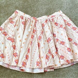 Free people Floral Patterned Skirt  Y2K Spring Summer Elegant skirt